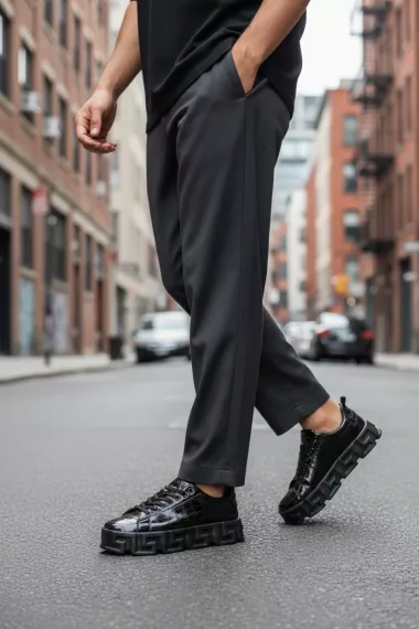 Adidasi barbati casual, VSC, negri 0825