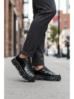 Adidasi barbati casual, VSC, negri 0826 T15-3