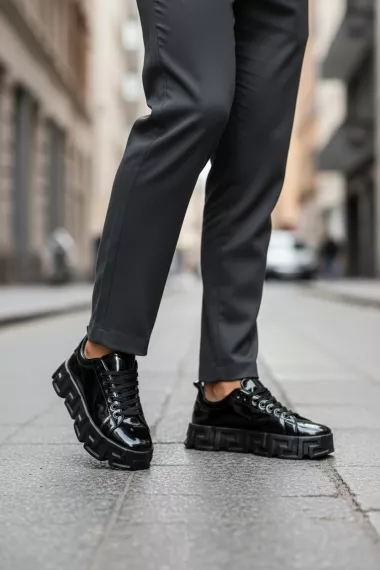 Adidasi barbati casual, VSC, negri 0826 T15-3