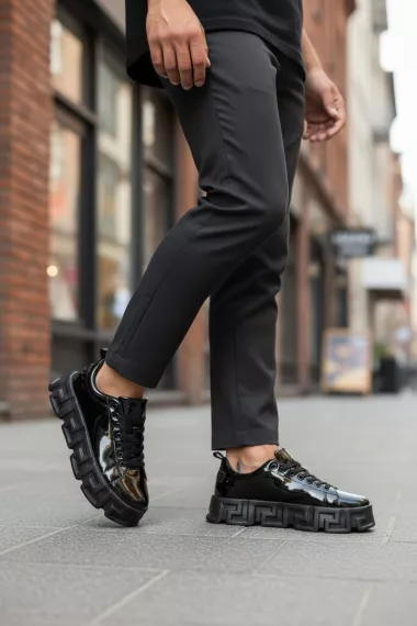 Adidasi barbati casual, VSC, negri 0826 T15-3