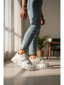 Adidasi barbati VSC Greca albi, cu arici 092 T2-4