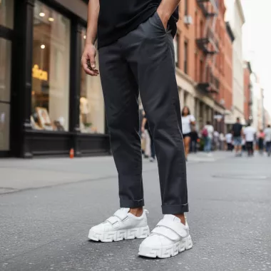 Adidasi barbati VSC Greca albi, cu arici 092 T2-4