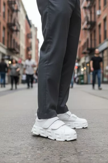 Adidasi barbati VSC Greca albi, cu arici 092 T2-4