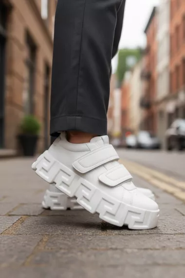 Adidasi barbati VSC Greca albi, cu arici 092 T2-4