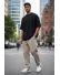 Pantaloni barbati casual bej 6620 P18-5.2