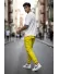 Pantaloni de trening cargo, galbeni, conici Y102 21-4.2 Pantaloni de trening cargo, galbeni, conici Y102 21-4.2