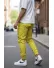 Pantaloni de trening cargo, galbeni, conici Y102 21-4.2 Pantaloni de trening cargo, galbeni, conici Y102 21-4.2