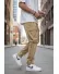 Pantaloni de trening cargo, bej, conici Y196 P19-4.3 Pantaloni de trening cargo, bej, conici Y196 P19-4.3