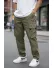 Pantaloni de trening cargo, kaki, conici Y307 P20-4.1 Pantaloni de trening cargo, kaki, conici Y307 P20-4.1