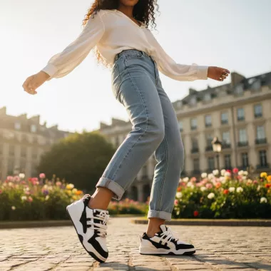 Adidasi dama casual negri 508 T7-4