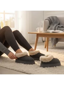 Saboti imblaniti dama, gri B1