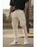 Pantaloni de trening cargo, bej, conici Y142 21-5 Pantaloni de trening cargo, bej, conici Y142 21-5
