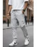 Pantaloni de trening cargo, gri, conici Y142 19-4.2 Pantaloni de trening cargo, gri, conici Y142 19-4.2