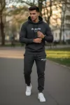 Trening barbati slim fit gri inchis, Pantaloni + Hanorac, 13400