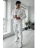Trening barbati slim fit alb , Pantaloni + Hanorac, 13380 43-4.3
