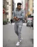 Trening barbati slim fit gri, Pantaloni + Hanorac, 13400 50-2 Trening barbati slim fit gri, Pantaloni + Hanorac, 13400 50-2
