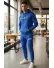 Trening barbati slim fit albastru, Pantaloni + Hanorac, 13360 24-3.1 Trening barbati slim fit albastru, Pantaloni + Hanorac, 13360 24-3.1