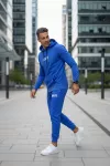 Trening barbati slim fit albastru, Pantaloni + Hanorac, 13360