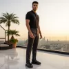 Adidasi barbati casual, VSC, negri 0825