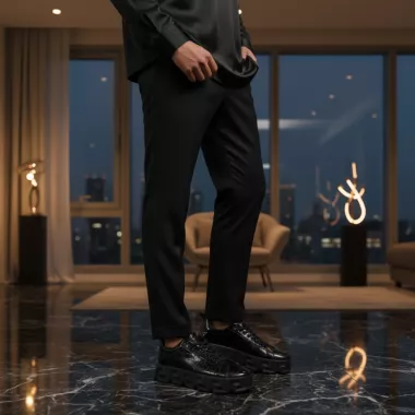 Adidasi barbati casual, VSC, negri 0825