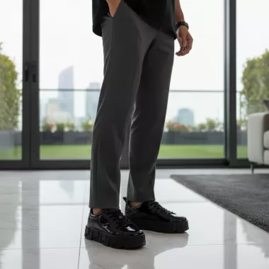 Adidasi barbati casual, VSC, negri 0826 T15-3