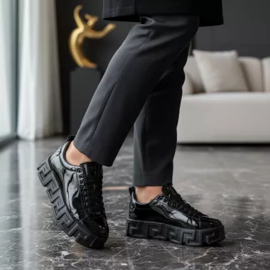 Adidasi barbati casual, VSC, negri 0826 T15-3