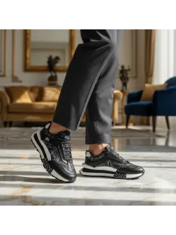 Adidasi barbati casual, negri A103 N8-4