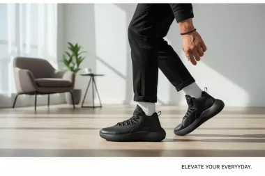 Adidasi barbati casual, inalti ,negri , AAA