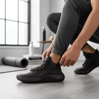 Adidasi barbati casual, inalti ,negri , AAA