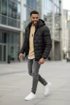 Geaca barbati, neagra 5226