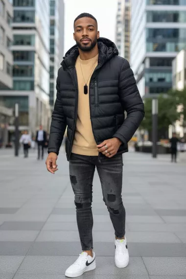 Geaca barbati, neagra 5208 116