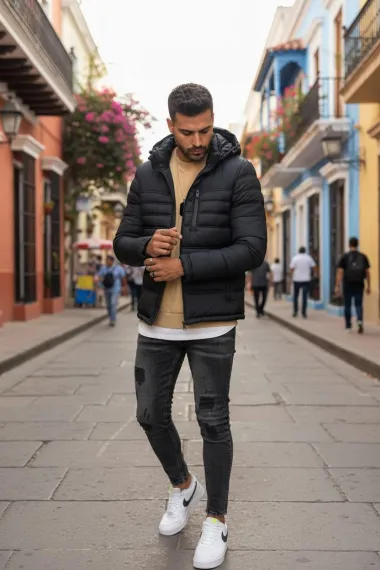 Geaca barbati, neagra 5208 116