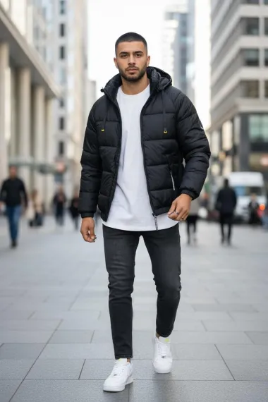 Geaca barbati neagra M2302 57-2