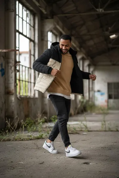 Geaca barbati bej 2517