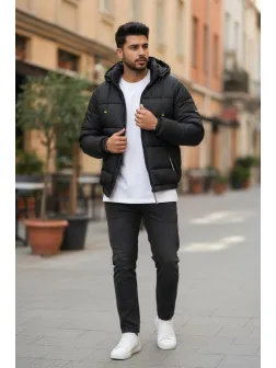 Geaca barbati neagra M2302 57-2