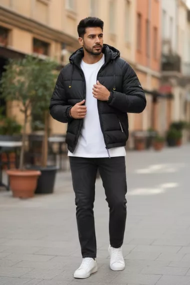 Geaca barbati neagra 13356