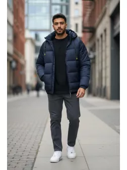 Geaca barbati neagra M2302