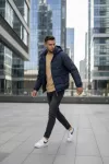 Geaca barbati neagra 13356