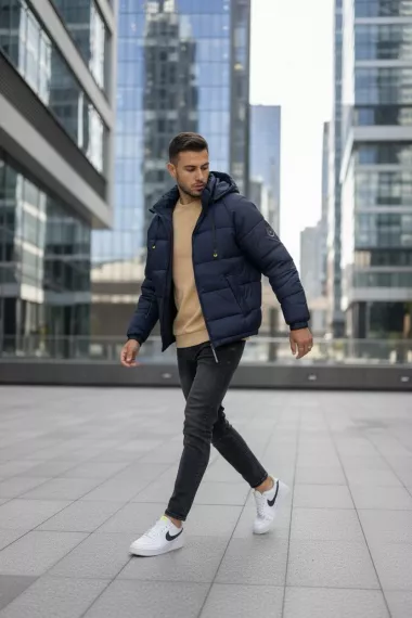 Geaca barbati neagra 13356