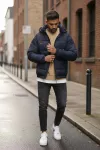 Geaca barbati neagra 13356