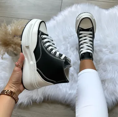 Ghete dama negre LA227 T50-3