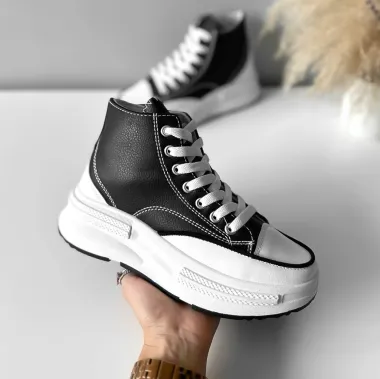 Ghete dama negre LA227 T50-3