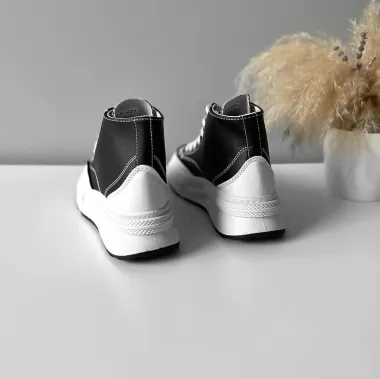 Ghete dama negre LA227 T50-3