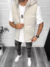 Vesta barbati casual, bej 5178