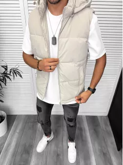 Vesta barbati casual, bej 5178
