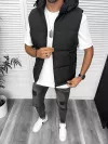 Vesta barbati casual, neagra 5178