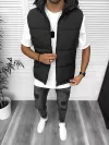 Vesta barbati casual, neagra 5178