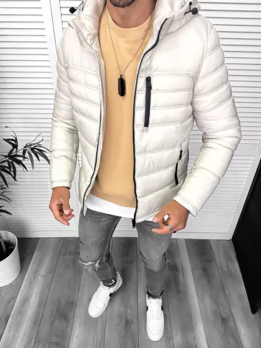 Geaca barbati, bej 5208