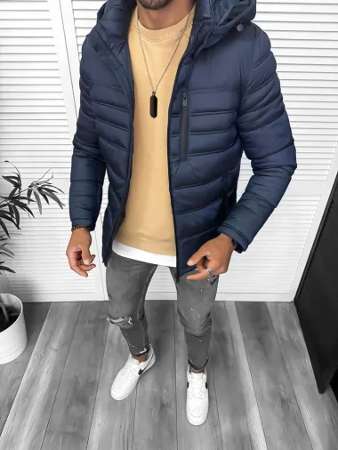 Geaca barbati, bleumarin 5208 123-4