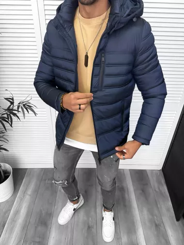 Geaca barbati, bleumarin 5208